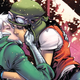 Aphra and Tolvan lock lips.